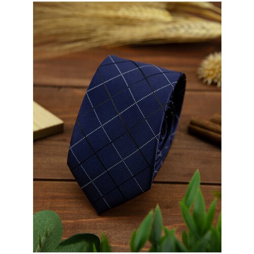 Галстук 2beMan, синий брендовый новый модный классический деловой галстук для мужчин высокое качество 8 см темно синий галстук в клетку мужской подарок