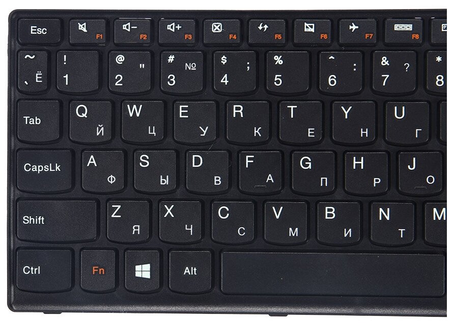 Клавиатура для Lenovo IdeaPad S210 11S FLEX-10 MP-12U13SU-686 PK130SS2A08 черная рамка