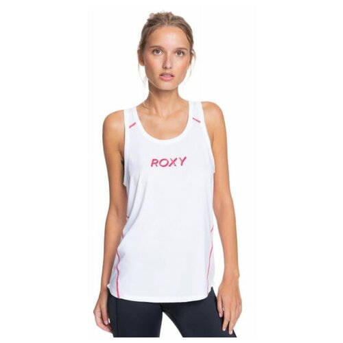 Спортивная Майка Roxy Keeps Me Going Bright White, Цвет белый, Размер S