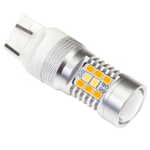Светодиодная лампа ДХО + поворотник MaxVision SMD 2835Y+3030W 7443 - W21/5W - T20 1 шт