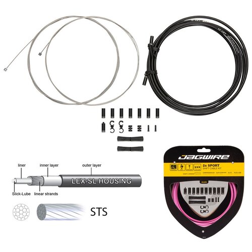 Тросы JAGWIRE с оболочками для переключателей арт. ZJG50261
