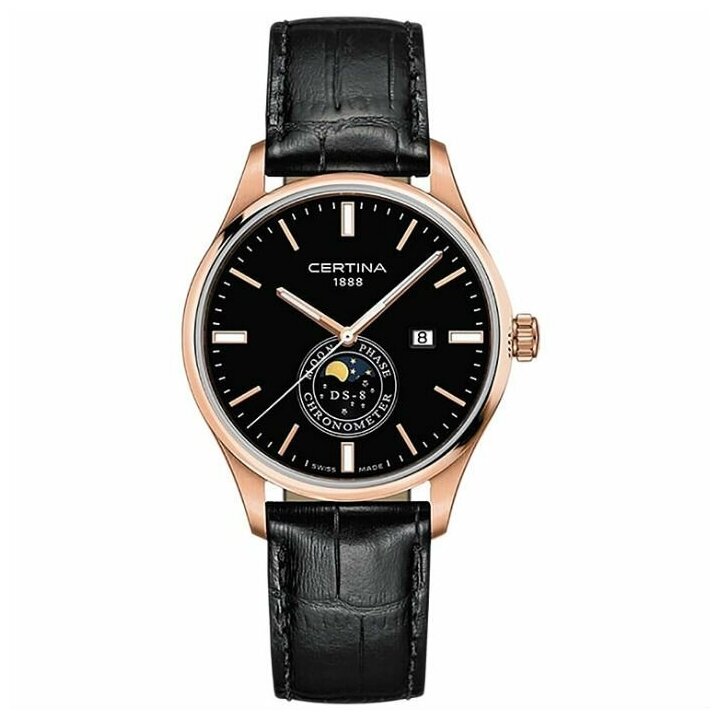 Мужские часы Certina DS-8 Moon Phase C033.457.36.051.00 (C0334573605100)