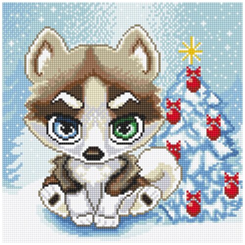 Алмазная вышивка Алмазное хобби Ah5370 Малыш хаски