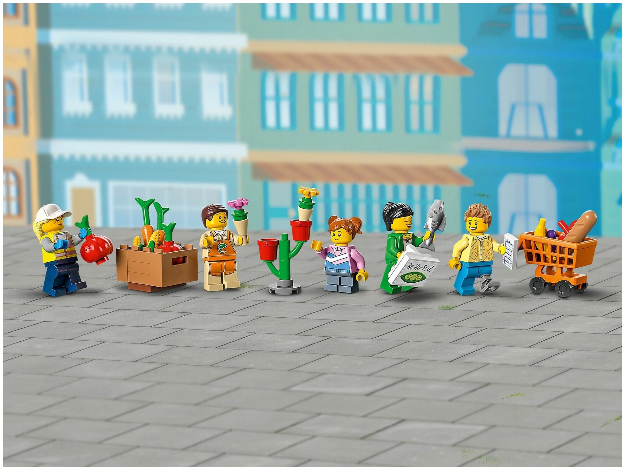 Конструктор LEGO City "Продуктовый магазин" 60347 - фото №3