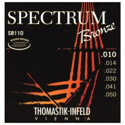 Набор струн Thomastik-Infeld Spectrum SB110, 1 уп. струны для акустической гитары thomastik spectrum sb111t