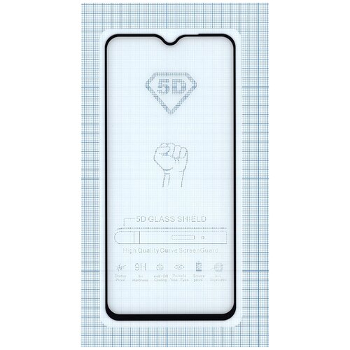 Защитное стекло Полное покрытие для Xiaomi Redmi Note 8 Pro защитное стекло бронестекло для xiaomi redmi note 8 pro m1906g7g с отступами под чехол не полное покрытие