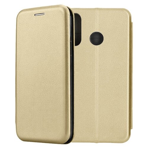 Чехол-книжка Fashion Case для Huawei P30 Lite золотой