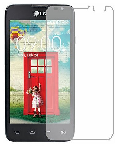 LG L65 Dual D285 защитный экран Гидрогель Прозрачный (Силикон) 1 штука