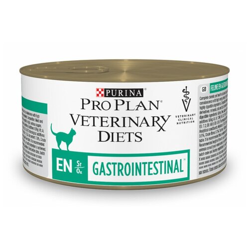 Влажный корм Pro Plan Veterinary diets EN Gastrointestinal для взрослых кошек при расстройствах пищеварения - 195 г x 24 шт
