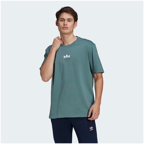 фото Футболка adidas 3d tf om tee синий m gn3541