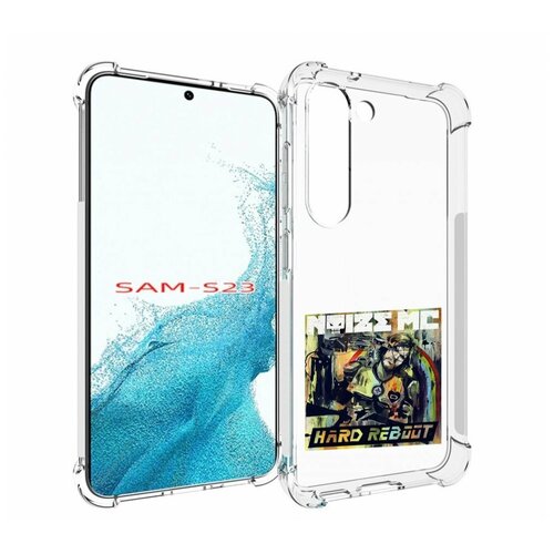 Чехол MyPads Hard Reboot Noize MC для Samsung Galaxy S23 задняя-панель-накладка-бампер