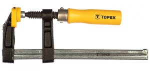 Струбцина F-образная <b>TOPEX</b> 12A102 Струбцина столярная <b>TOPEX</b> 12A102 в основном предназначена для стол