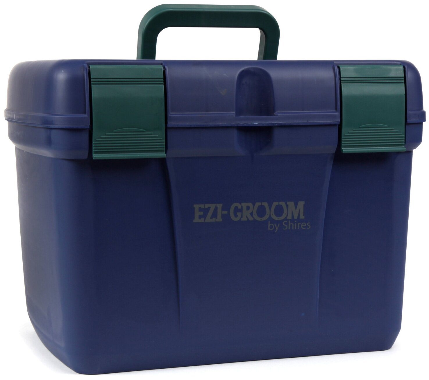 SHIRES EZI-GROOM Ящик для щеток "Deluxe" для лошади, синий (Великобритания) - фото №1