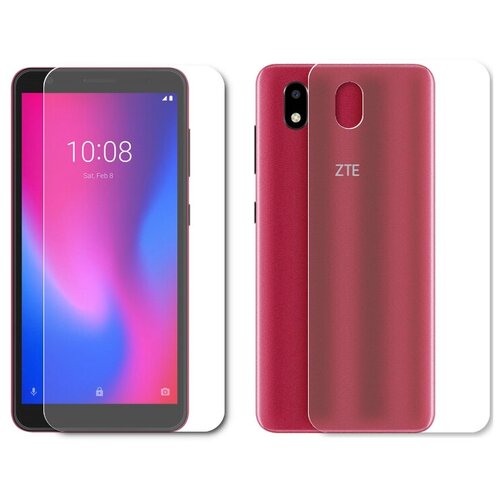 пленка гидрогелевая luxcase для zte blade l8 0 14mm front and back matte 86773 Гидрогелевая пленка LuxCase для ZTE Blade A3 2020 0.14mm Front and Back Matte 86770