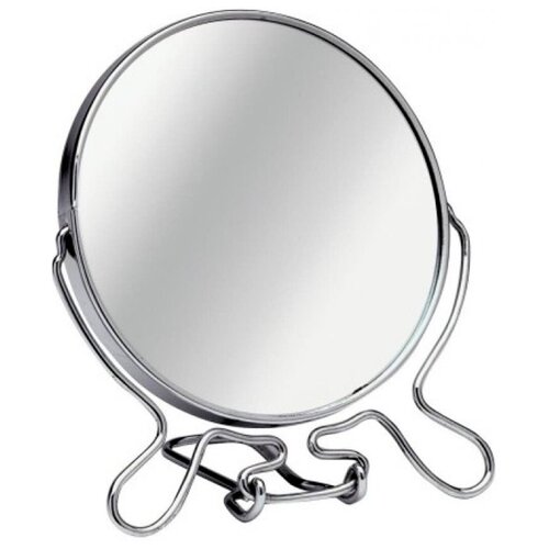 Зеркало настольное круглое железное двустороннее разного увеличения 12 см зеркало косметическое рыжий кот 17см настольное с увеличением