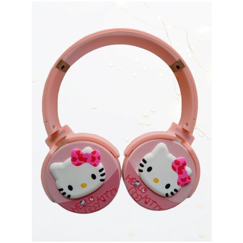 Беспроводные Bluetooth наушники "Hello Kitty", детские / Наушники для мальчиков и девочек