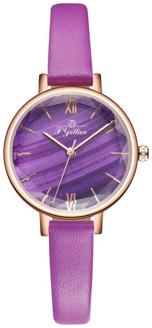 Наручные часы F.Gattien Fashion, фиолетовый