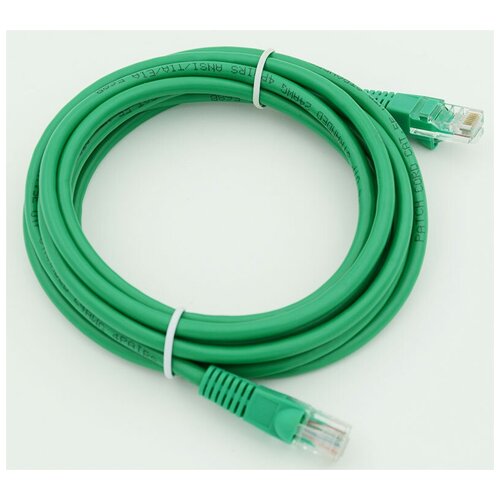 Патч-корд cat5E molded 3м зеленый RJ-45 (m)-RJ-45 (m) патч корд cat5e molded 5м красный rj 45 m rj 45 m