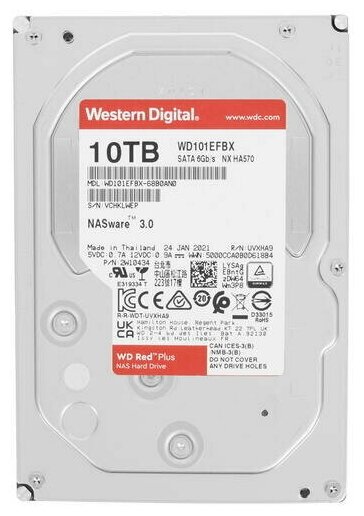 Жесткий диск WD WD101EFBX 10000Gb Red