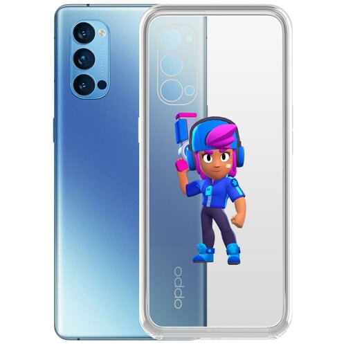 фото Чехол-накладка clear case brawl stars-звёздная шелли для oppo reno4 pro 5g krutoff group