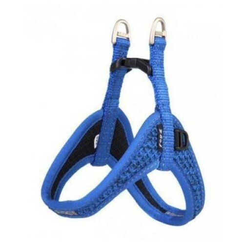 Шлейка Rogz Utility (FAST- FIT HARNESS) разъемная синяя S/M (обхват 47 см), ширина 1,6 см 34461
