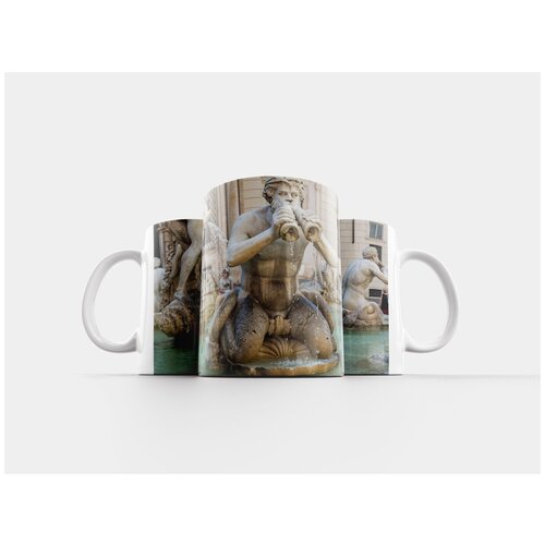 фото Кружка "рим, фонтан мавра, пьяцца навона" 320 мл lotsprints