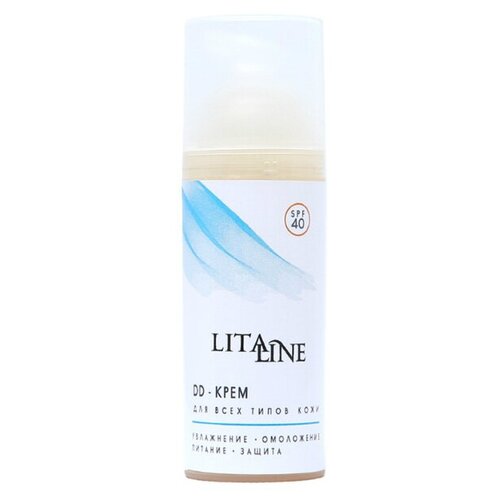 LITALINE, DD-Крем для всех типов кожи, spf 40 с Эксолин (фирменный препарат на основе пептидов).50 мл.