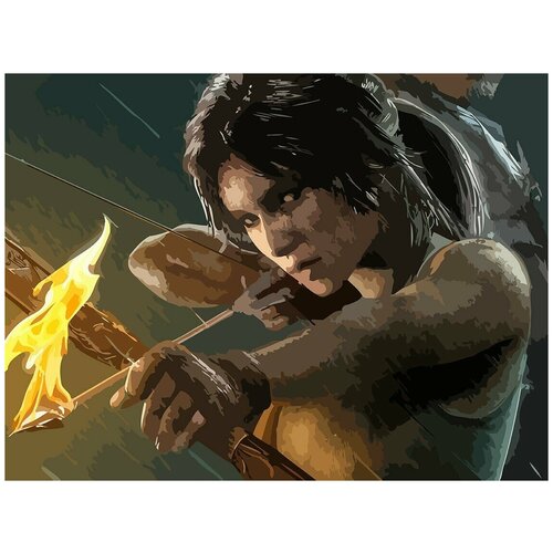 Картина по номерам на холсте игра Tomb Raider Lara Croft Лара Крофт Расхетительница гробниц - 6582 Г 30x40 картина по номерам на холсте игра tomb raider lara croft лара крофт расхетительница гробниц 6579 в 60x40