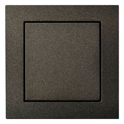 LIREGUS Выключатель Одноклавишный Антрацит LIREGUS EPSILON