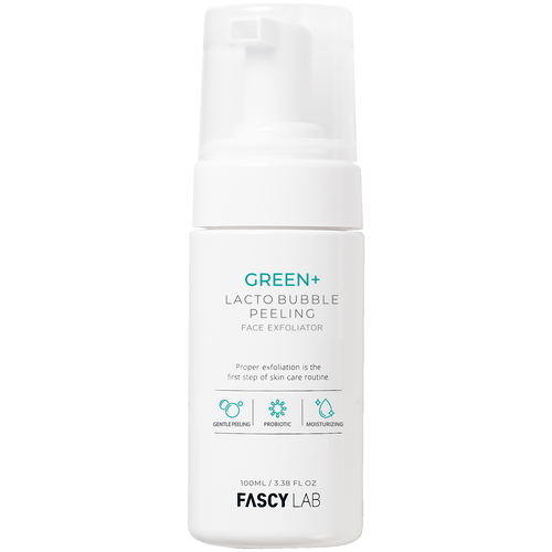 Fascy Пузырьковый пилинг с PHA кислотами и лактобактериями 100мл. Fascy Lab Green+Lacto Bubble Peeling.