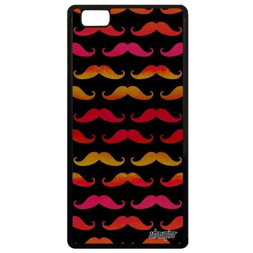 фото Красивый чехол на смартфон // huawei p8 lite 2015 // "усы" дизайн стиль, utaupia, цветной