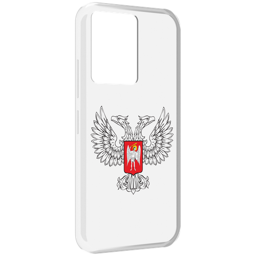Чехол MyPads герб-ДНР-донецкая-народная-республика для Infinix Note 12 5G X671 / Note 12 Pro 5G задняя-панель-накладка-бампер