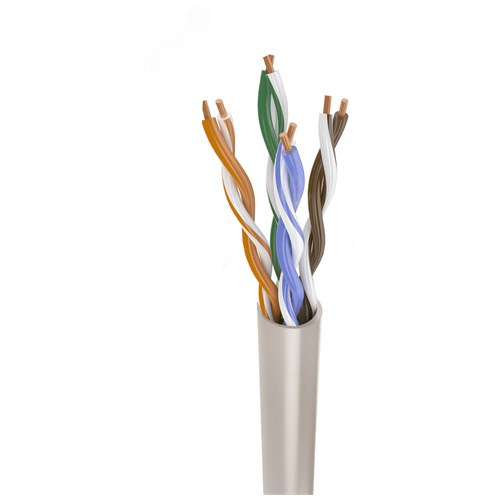 Кабель СегментЛАН U/UTP Cat5e PVCLSнг(А)-FRLS 4х2х0.52 (С5922)