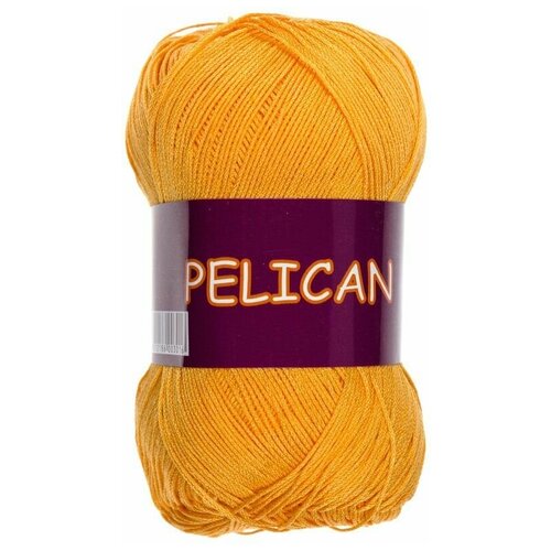 Пряжа Vita Pelican (Пеликан) 4007 желток 100% хлопок двойной мерсеризации 50г 330м 1 шт пряжа vita pelican пеликан 3975 лазурь 100% хлопок двойной мерсеризации 50г 330м 3 шт