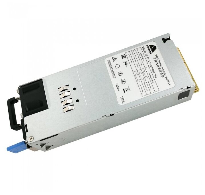 Блок питания ASPower U1A-D10550-DRB-H CRPS 550W (ШВГ=73.5*39*185mm), 80+ Platinum, Oper.temp 0C~50C, AC/DC dual input OEM