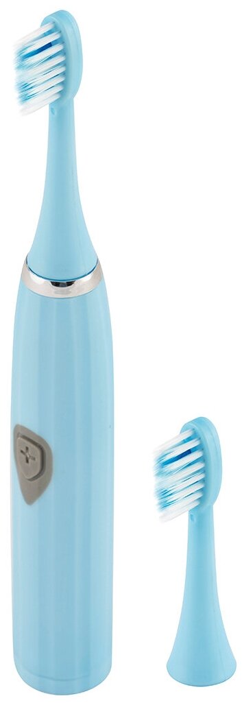 Электрическая зубная щетка Homestar Hs-6004, 5600 движ/мин, 2 насадки, голубая HomeStar 7706783 .