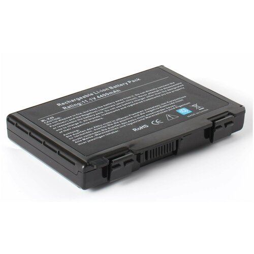 Аккумуляторная батарея Anybatt 11-B1-1145 4400mAh для ноутбуков Asus A32-F82, A32-F52, L0690L6, аккумуляторная батарея для ноутбуков asus k40 k50 p50 a32 f82 a32 f52