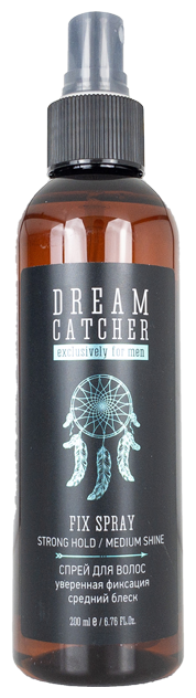 Dream Catcher - Спрей для волос FIX SPRAY, увереннаяфикс, средний блеск 200 мл