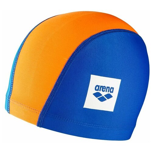 фото Шапочка для плавания arena unix ii jr, арт. 002384 101 blue-orange-lightblue