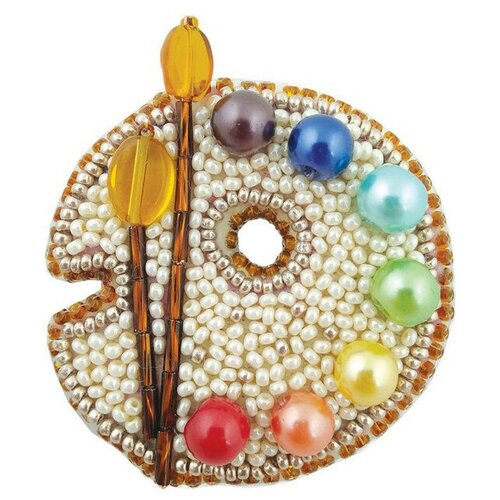 фото Набор для изготовления броши чарівна мить "палитра", 5,5x6 см, арт. бп223 чарiвна мить