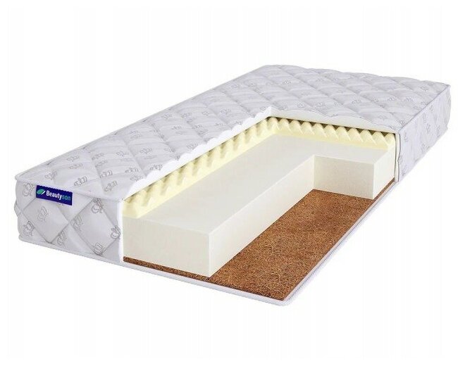 Матрас BeautyRoll Roll Foam 10 Massage Cocos 90х195, стандартный