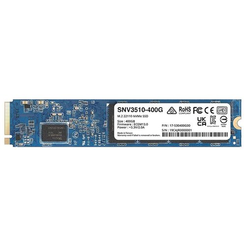 Твердотельный накопитель Synology 400 ГБ M.2 SNV3510-400G xraydisk m 2 ssd pcie nvme 128 гб 256 гб 512 гб 1 тб gen3 4 и 4 4 твердотельный накопитель 2280 внутренний жесткий диск hdd для ноутбука и настольного компьютера