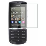 Nokia Asha 300 защитный экран Гидрогель Прозрачный (Силикон) 1 штука - изображение