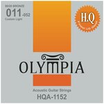 Струны для акустической гитары Olympia HQA1152 HQ 80/20 Custom Light - изображение