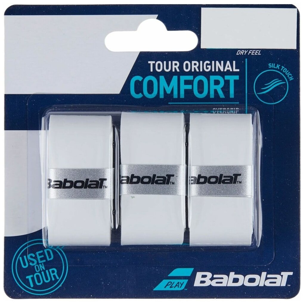 Обмотки Babolat Tour Original 3шт Белый 653047-101