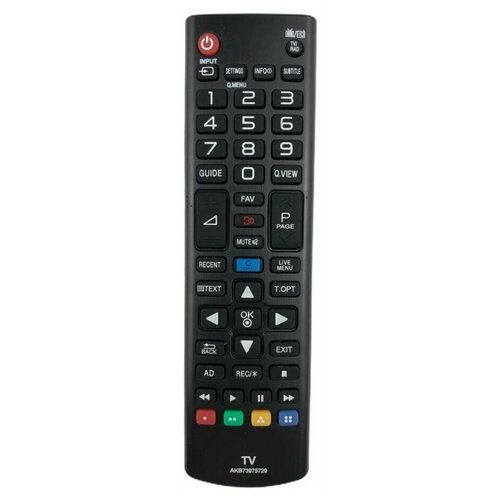 Пульт ДУ для LG AKB 73975729 подсветка для lg 42lb671v 42lb673v 42lb675v 42lb677v 42lb670v 42lb679v 42lb690v и др 42 3v 9 led комплект 10 шт 812mm