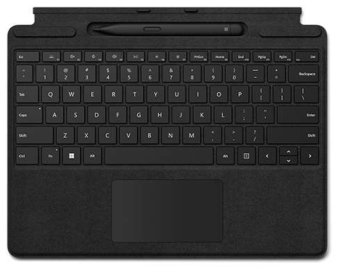 Клавиатура Surface Pro X/8/9 Signature Keyboard Alcantara (Black) RUS + Slim Pen 2