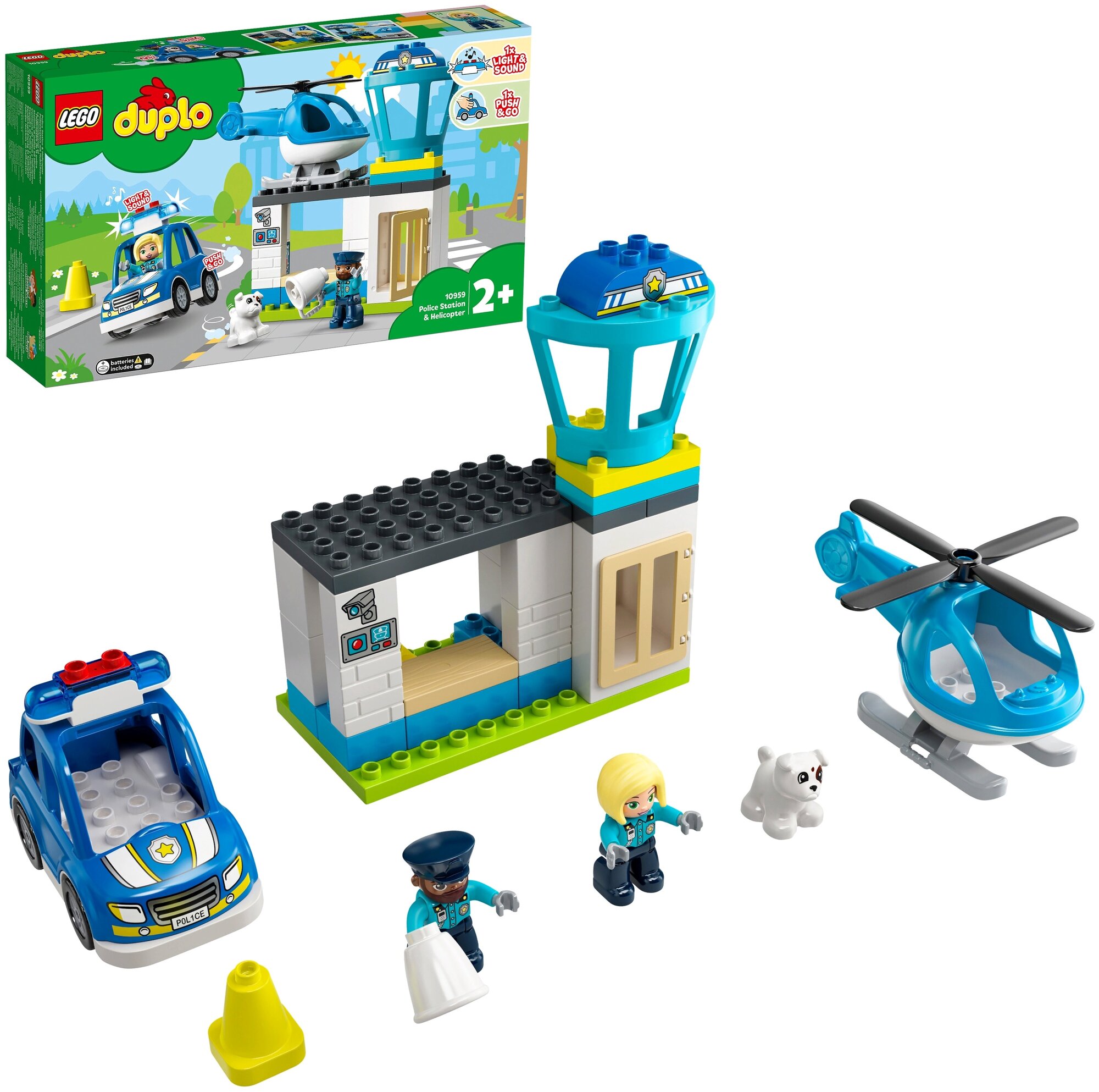 Конструктор Lego ® DUPLO® Town 10959 Полицейский участок и вертолёт
