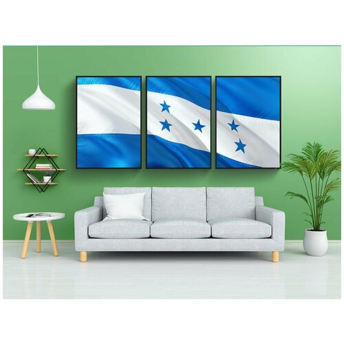 фото Набор модулных постеров для интерьера "международный, знамя, флаг" 60x90 см. в тубусе, без рамки lotsprints