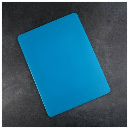 Доска разделочная, 40х30 см, толщина 1,2 см, цвет синий